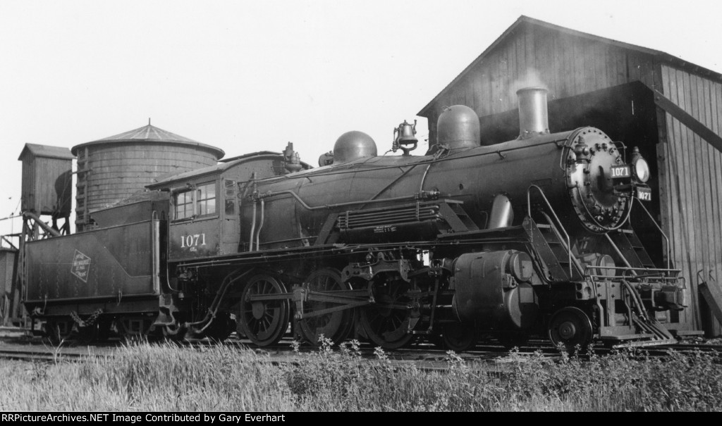 MILW 4-6-0 #1071 - Milwaukee Road